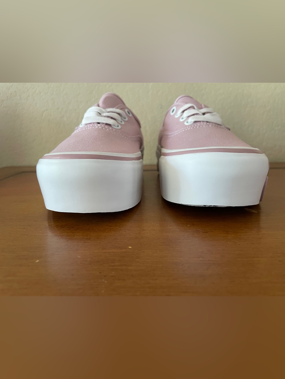 Vans Authentic Stackform Sneakers Oversized Flowers Lilac Women Size 7.5 - Picture 9 of 16